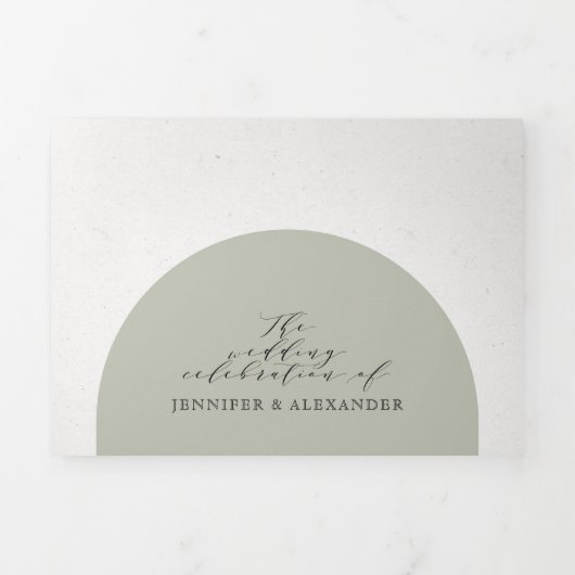 フローラ素朴セージ全結婚体を三つ折り 三つ折り招待状 (カバー)