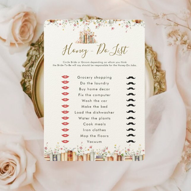 フローラ素朴ハニードリストブライダルシャワーゲーム (クリエイターアップロード済み)