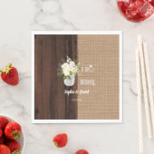 フローラ素朴バーラップオールドバーンI DOバーベキュー スタンダードランチョンナプキン (インサイチュ)