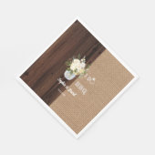 フローラ素朴バーラップオールドバーンI DOバーベキュー スタンダードランチョンナプキン (角)