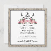 フローラ素朴バーンウッド狩りは結婚の 招待状 (正面)