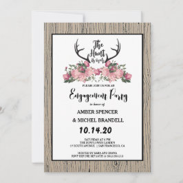 フローラ素朴バーンウッド狩りズオーバー婚約 招待状