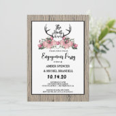 フローラ素朴バーンウッド狩りズオーバー婚約 招待状 (スタンド正面)