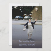 フローラ素朴パステルウォーターカラーリタイアメントパーティー 招待状 (裏面)