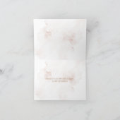 フローラ素朴パンパは彼女は熱心に折り畳まれていない サンキューカード (内部)