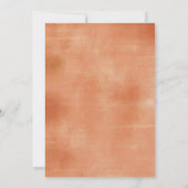 フローラ素朴パンプキンブライダルシャワー招待 招待状 (裏面)