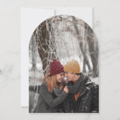 フローラ素朴ピネコン婚約パーティフォトアーチ 招待状 (裏面)