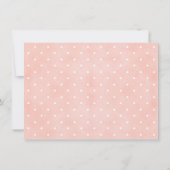 フローラ素朴ファームベビーシャワーサンキューカード 招待状 (裏面)