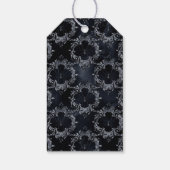 フローラ素朴フクロウとクモのゴシック結婚体 ギフトタグ (裏面)