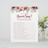 フローラ素朴ブライダルシャワー新郎は何と言った (スタンド正面)