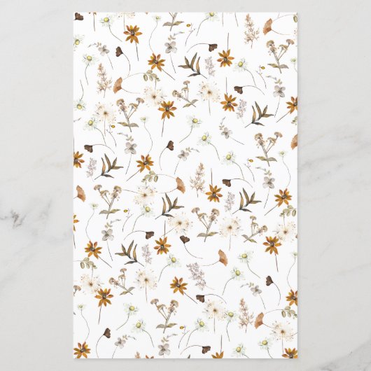 フローラ素朴ブライダルシャワー絵文字ゲーム (裏面)