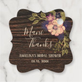 フローラ素朴ブライダルショウサンキュー フェイバータグ (裏面)