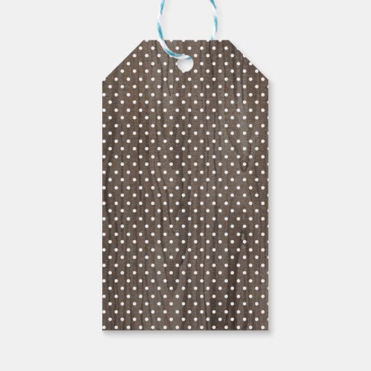 フローラ素朴ブライダルティーパーティーお気に入りギフトラベル ギフトタグ (裏面)