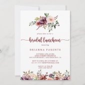 フローラ素朴ブライダルルンチョンブライダルシャワー 招待状 (正面)