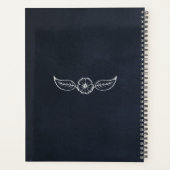 フローラ素朴ブラックチャックボードガーデン プランナー手帳 (裏面)