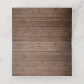 フローラ素朴ブルゴーニュウッドレースラ結婚イト プレイスカード (内部開封)