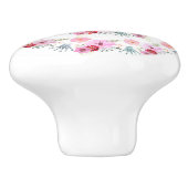 フローラ素朴プリンセスガールズベッドルームシャビーシック セラミックノブ (側面)