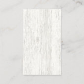 フローラ素朴ベビーシャワーおむつラッフルチケット エンクロージャーカード (裏面)