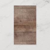 フローラ素朴ベビーシャワーおむつラッフルチケット エンクロージャーカード (裏面)