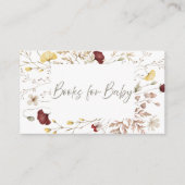 フローラ素朴ベビー用フレームブック | エンクロージャーカード (正面)