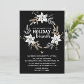 フローラ素朴ホリデーブランチパーティー 招待状 (スタンド正面)