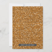 フローラ素朴ボホディアファースト誕生日招待状 招待状 (裏面)