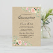 フローラ素朴ボーキンセアニェラ招待状 招待状 (スタンド正面)