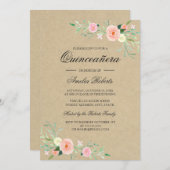 フローラ素朴ボーキンセアニェラ招待状 招待状 (正面/裏面)