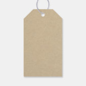 フローラ素朴ボー結婚ホの贈り物ラベル ギフトタグ (裏面)