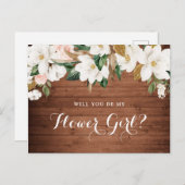 フローラ素朴マグノリアウッドが私になる シーズンポストカード (正面/裏面)