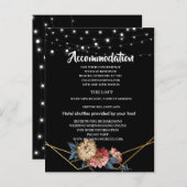 フローラ素朴マグノリアストリングライトアコモデーション 案内ポストカード (正面/裏面)