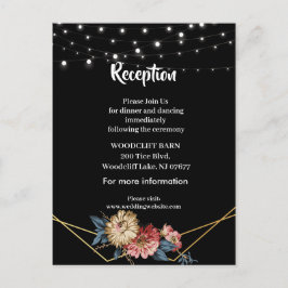 フローラ素朴マグノリア灯 案内ポストカード