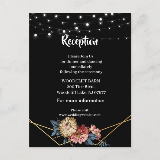 フローラ素朴マグノリア灯 案内ポストカード (正面)