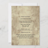 フローラ素朴メイスンジャー結婚シャワー 招待状 (裏面)