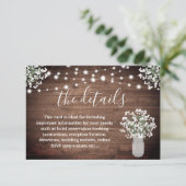 フローラ素朴メイスンジャー結婚ライツの詳細 エンクロージャーカード (スタンド正面)