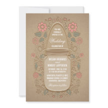 フローラ素朴メイスン結婚ジャー