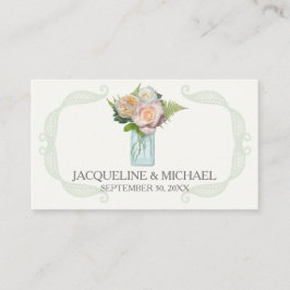 フローラ素朴メイソンのJARバラ護衛テーブル席 プレイスカード