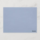 フローラ素朴メイソンジャーブライダルシャワー招待状 ポストカード (裏面)