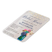 フローラ素朴メイソンジャー&ライツブライダルシャワー マグネット (左側)