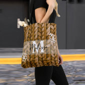 フローラ素朴モノグラムトートバッグ | 彼女への贈り物 トートバッグ