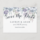 フローラ素朴ユーカリプスターブルー 案内ポストカード (正面)