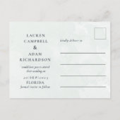 フローラ素朴ユーカリプトゥスセージ緑の発表 案内ポストカード (裏面)