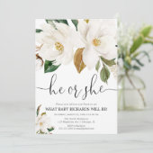 フローラ素朴リビール，白マグノリア 招待状 (スタンド正面)