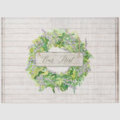 フローラ素朴リースファームハウスグリーナリーウッド 薄葉紙 (正面)