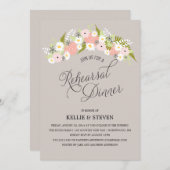 フローラ素朴リースリハーサルディナー 招待状 (正面/裏面)