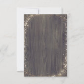 フローラ素朴ヴィンテージウェディングRSVP 出欠カード (裏面)