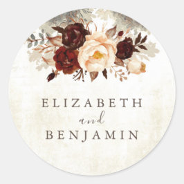 フローラ素朴ヴィンテージ ラウンドシール