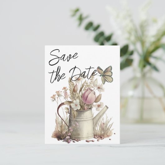 フローラ素朴保存日付ファミリ懇親会 案内ポストカード (スタンド正面)