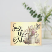 フローラ素朴保存日付ファミリ懇親会 案内ポストカード (スタンド正面)