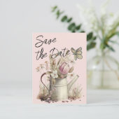 フローラ素朴保存日付ファミリ懇親会 案内ポストカード (スタンド正面)